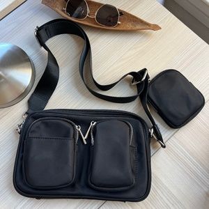 Black Crossbody Travel Bag